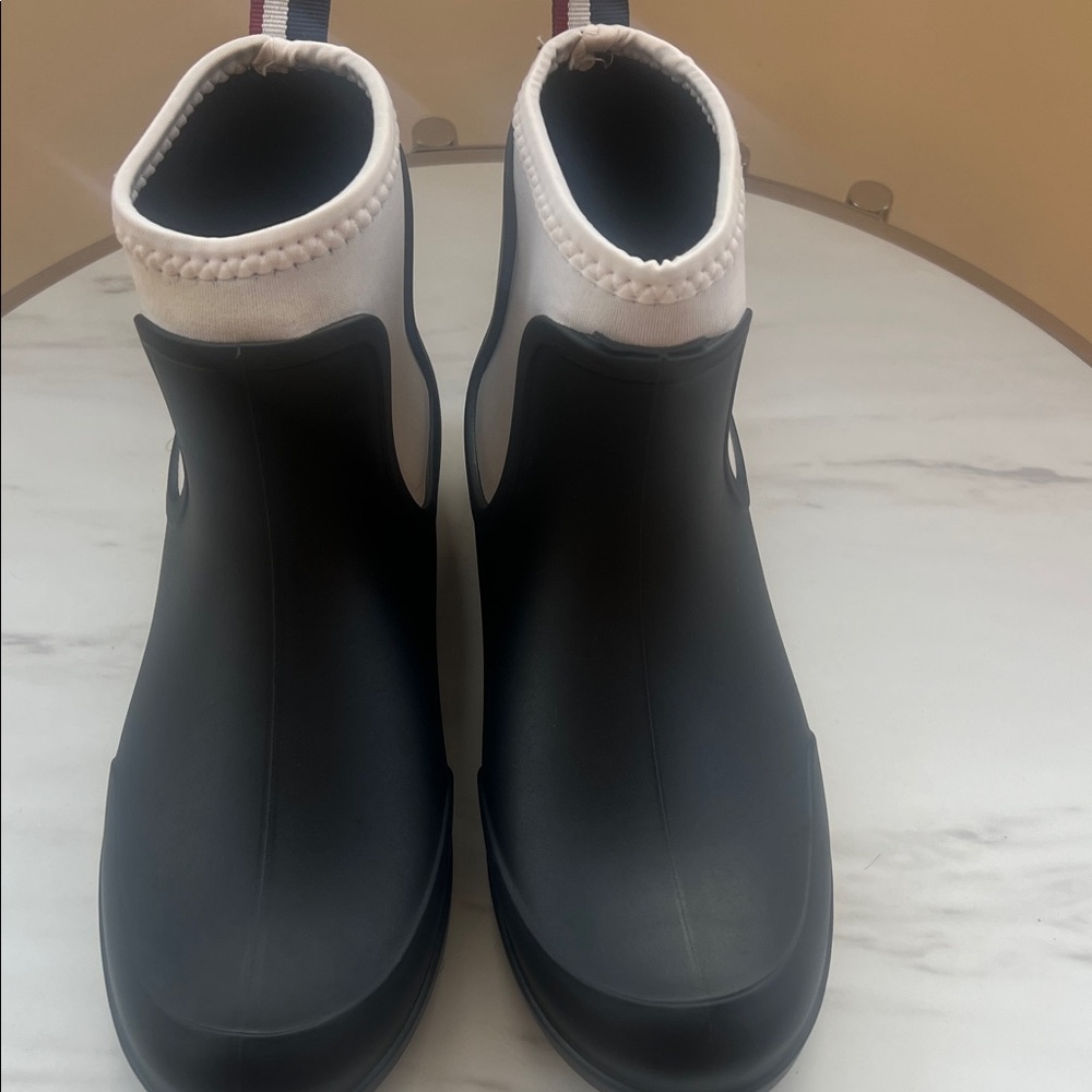 U.S. Polo Assn. Black and White Winter Boots